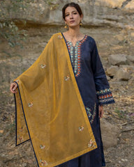 Dupatta Dark Blue