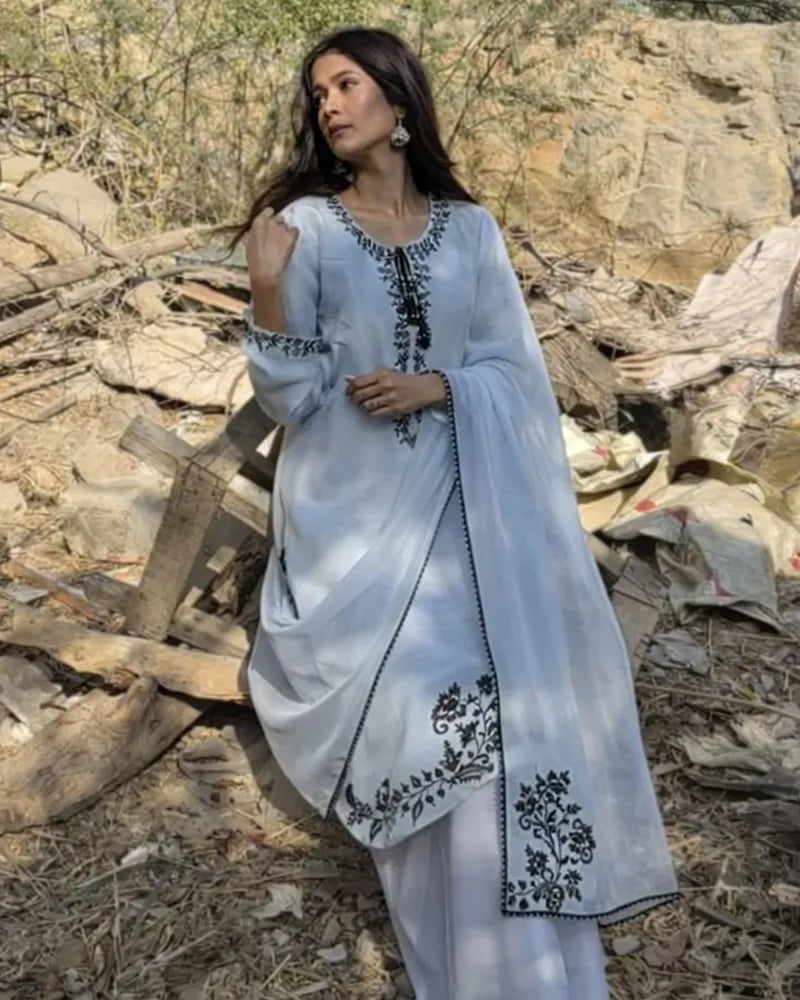 Dupatta Ice Blue